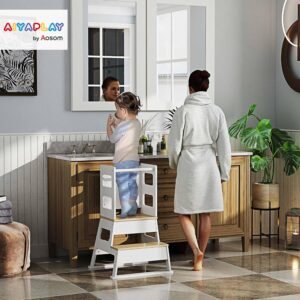 Tour d'observation enfant AIYAPLAY - trapézoïdale blanc