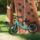 Draisienne 14" pneus caoutchouc, frein, réglable, vert