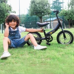 Draisienne YBIKE 2 en 1 12/14/16 pouces 1-7 ans, frein