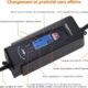 Chargeur de batterie intelligent Amazon Basics 6/12V 2/4A