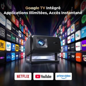 Vidéoprojecteur 4K TOPTRO portable Google TV Autofocus