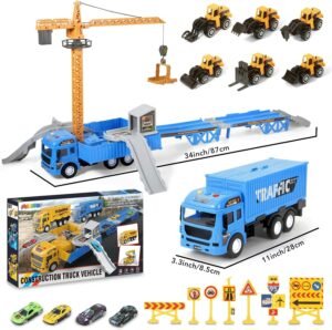 Jouets construction MOONTOY - Camions chantier 3-6 ans