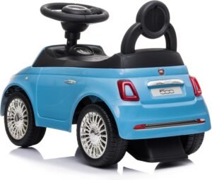 Porteur enfant Fiat voiturette interactive 12 mois+ bleu