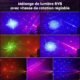 Lumière disco DMX 9 lentilles LED RVB - Projecteur DJ