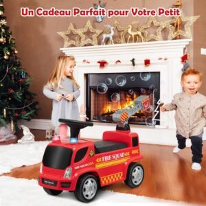 Porteur Scooter Électrique Enfant, bulles & lumières
