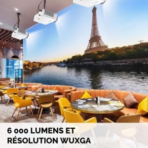 Projecteur laser ViewSonic 6000 lm WUXGA d'installation