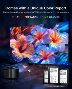 Projecteur 4K portable NexiGo Tri-LED Laser 2600 lm