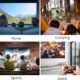 Mini projecteur portable YG300 4K/1080P LED Home cinéma