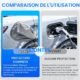 Housse port de charge EV étanche antipoussière grise