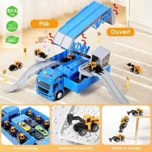 Jouets construction MOONTOY - Camions chantier 3-6 ans