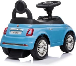 Porteur enfant Fiat voiturette interactive 12 mois+ bleu