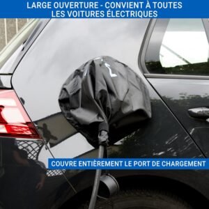 Cache prise Type 2 pour voiture — étanche et anti-poussière