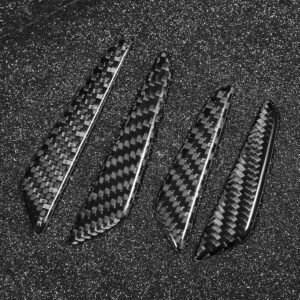 Bande collision fibre de carbone 4 pièces antichocs
