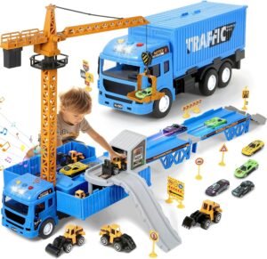 Jouets construction MOONTOY - Camions chantier 3-6 ans