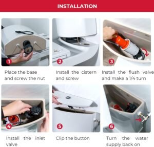 Mécanisme WC Wirquin MW2 Robinet-flotteur Topy chromé