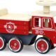 Porteur camion de pompier avec coffre - dès 18 mois