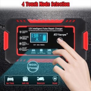 Chargeur batterie voiture 12V 6A intelligent - réparation