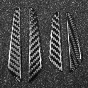 Bande collision fibre de carbone 4 pièces antichocs