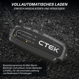 81VWd7iMl7L._AC_SL1500_.jpg Chargeur CTEK CT5 POWERSPORT 12V 2.3A LiFePO4/Plomb