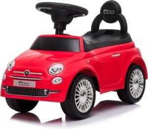 Porteur enfant Fiat voiturette Porteur enfant Fiat voiturette interactive 12 mois - rouge