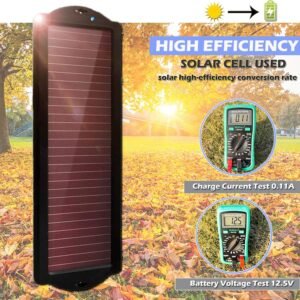 81XUU0oBrL._AC_SL1500_.jpg Chargeur d'entretien batterie solaire 12V 2.5W étanche