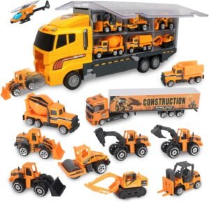 Camion jouet enfant 1-6 ans jaune Cadeau anniversaire