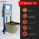 Élément mural WC 40 cm Lavita - kit réservoir encastré
