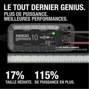 Chargeur de batterie NOCO GENIUS10 10A 6/12V Plomb/Lithium