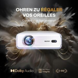 Vidéoprojecteur 4K AURZEN Eazze D1 - Netflix officiel, Dolby