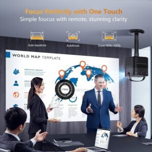 Vidéoprojecteur 4K Toumei Mini, batterie 15 000 mAh, Google TV
