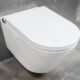 WC japonais BERNSTEIN suspendu lavant céramique télécommande