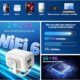Vidéoprojecteur 1080P Mini WiFi 6 BT 5.4 Autofocus Blanc