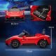 Voiture électrique enfant AIYAPLAY Maserati MC20 12V Rouge