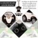 Poussoir coulissant 2 en 1 COIL blanc pour garçons et filles