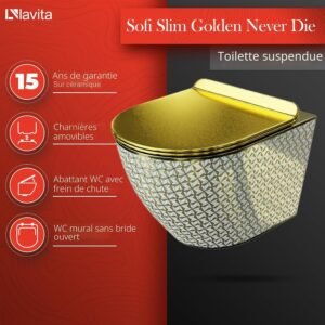 81n8E8bX4kL._AC_SL1500_.jpg WC mural LAVITA Sofi Slim – sans bords, abaissement auto
