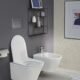 WC suspendu Jacob Delafon sans bride 3/6L abattant blanc