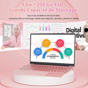 Ordinateur portable 14 pouces FHD IPS J4105 8/128Go AZERTY