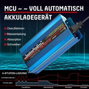 Chargeur de batterie 24V 8A intelligent pour voiture