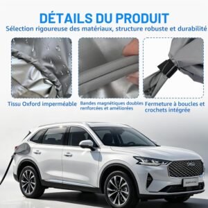 Housse port de charge EV étanche antipoussière grise