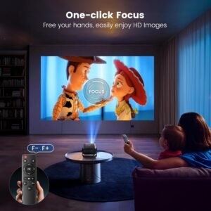 Mini vidéoprojecteur 25000 lm 1080p Wi‑Fi Bluetooth 4K