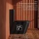 WC monobloc Lavita Neptun Black abaissement automatique