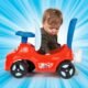 Porteur auto Smoby Spidey évolutif 2 en 1, coffre et volant