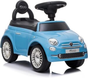Porteur enfant Fiat voiturette interactive 12 mois+ bleu