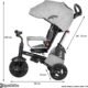 Tricycle bébé évolutif HyperMotion poussette pliante