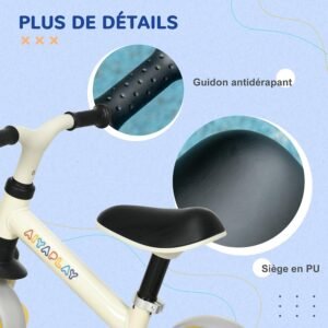 Vélo d'équilibre/draisienne AIYAPLAY pour bébé 18–48 mois
