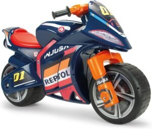 Moto enfant sans pédales XL Wi Moto enfant sans pédales XL Winner Repsol INJUSA, roues larges