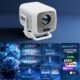Vidéoprojecteur 1080P Mini WiFi 6 BT 5.4 Autofocus Blanc