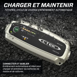 Chargeur batterie CTEK MXS 3.8 12V 5A automatique auto moto
