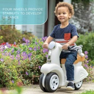 Step2 Ride Along Scooter - Porteur plastique blanc