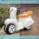 Step2 Ride Along Scooter - Porteur plastique blanc